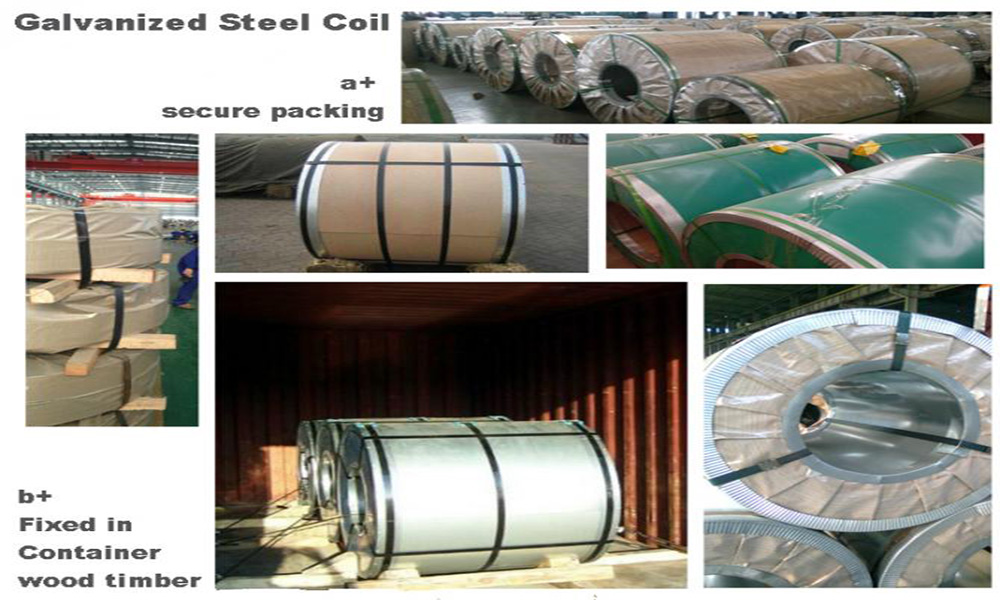 Zinc coated steel coils price