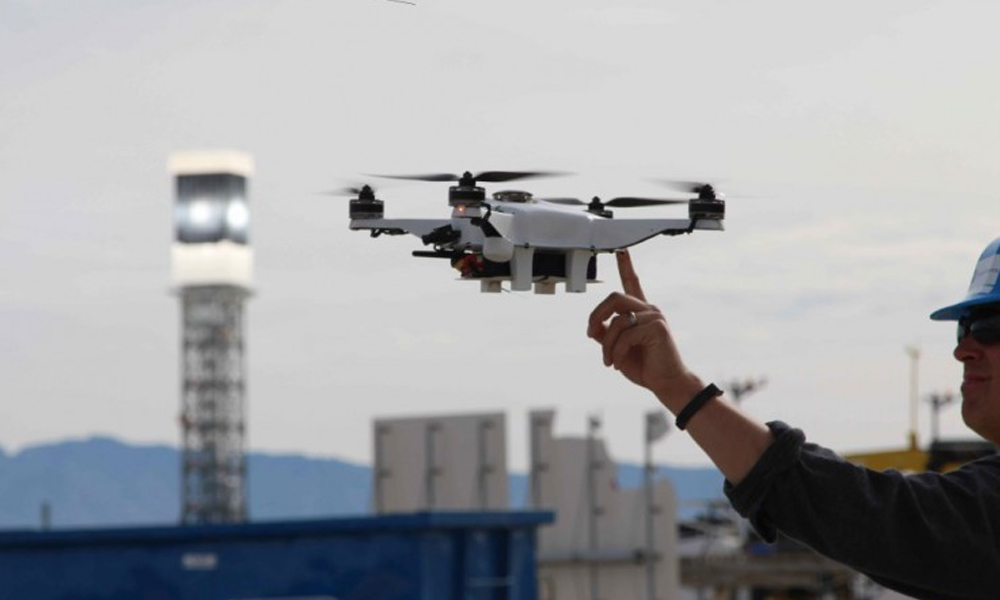drones in steel buidling construction Technology 