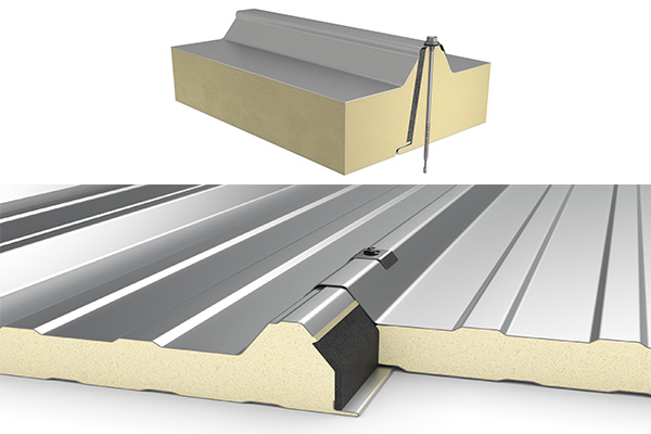 pu sandwich panel roof join type