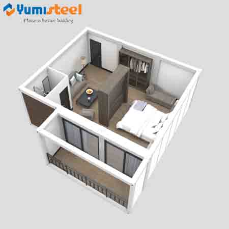 portable container hotel house