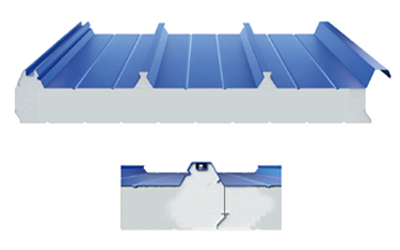 Photovoltaic system special roof sandwich panels