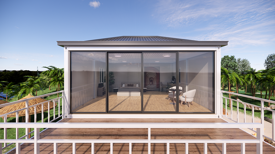 Flat Packed Container House 