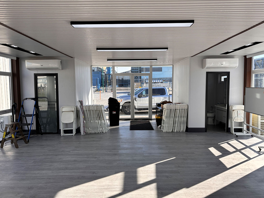 Interior of the Reception building