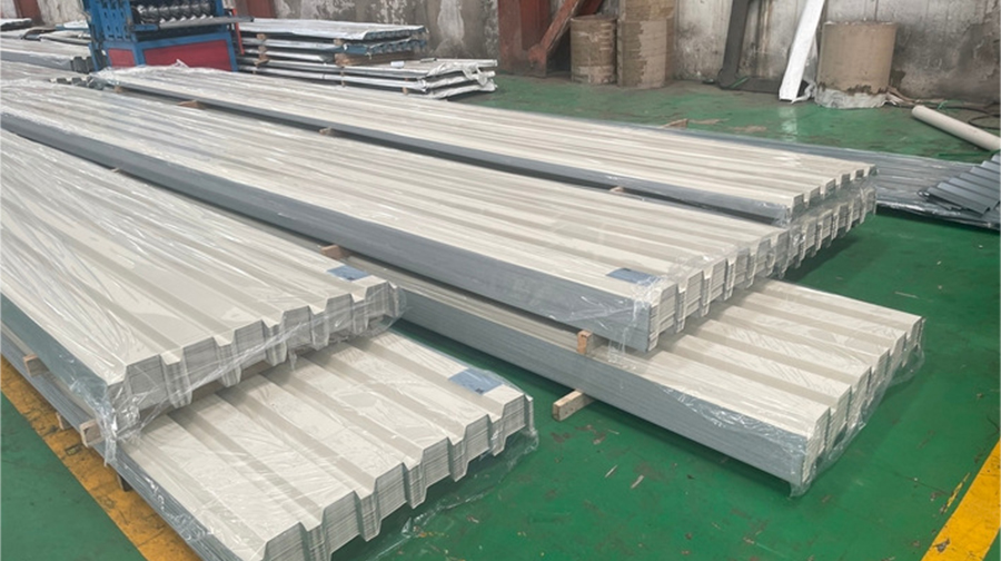 Corrugated sheet packing
