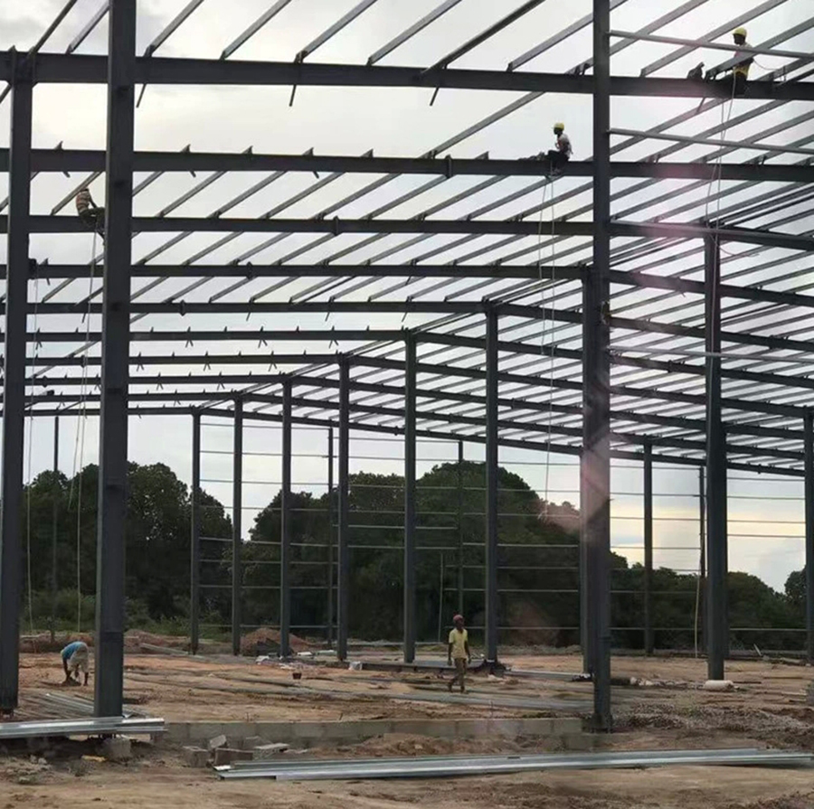 Steel structure warehouse