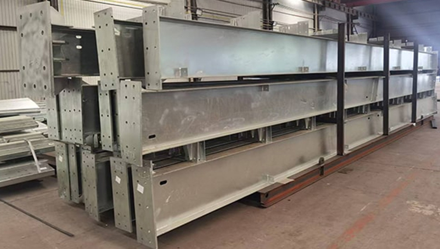hot-dip galvanized steel structure