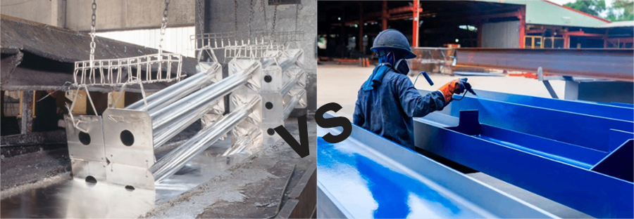 Hot-dip Galvanized Steel vs. Painted Steel