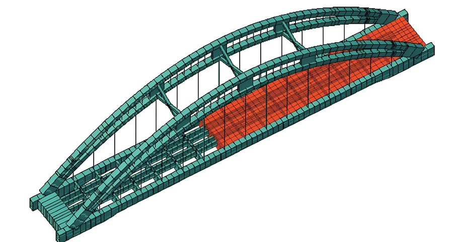 Prefabricated steel structure bridge 