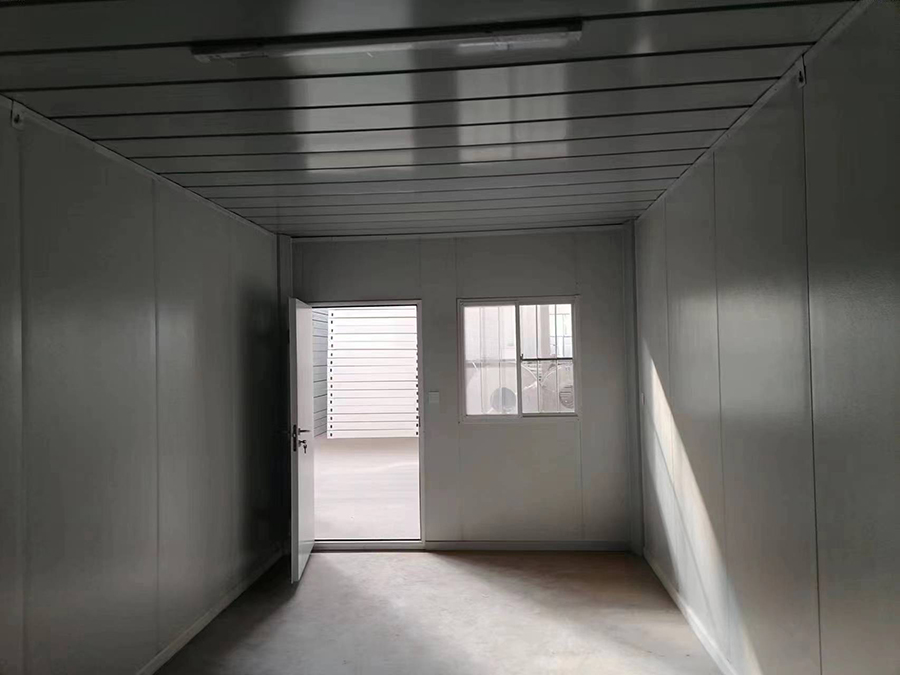 The interior of Z Folding Container House The interior of Z Folding Container House