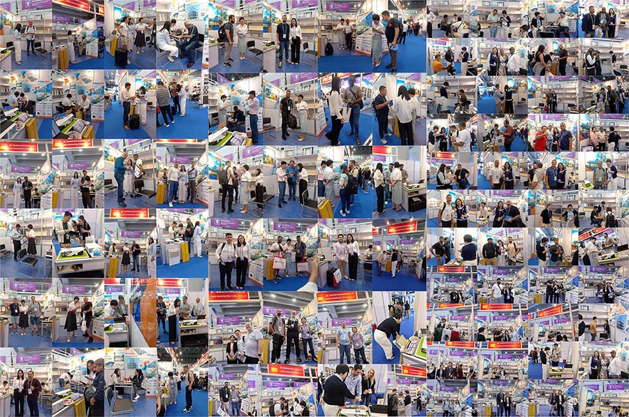 Communicating with clients at the exhibition