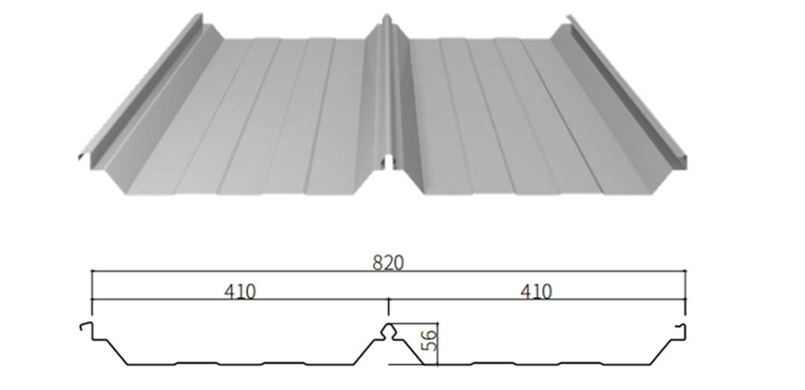 YX56-420-820 profile sheet