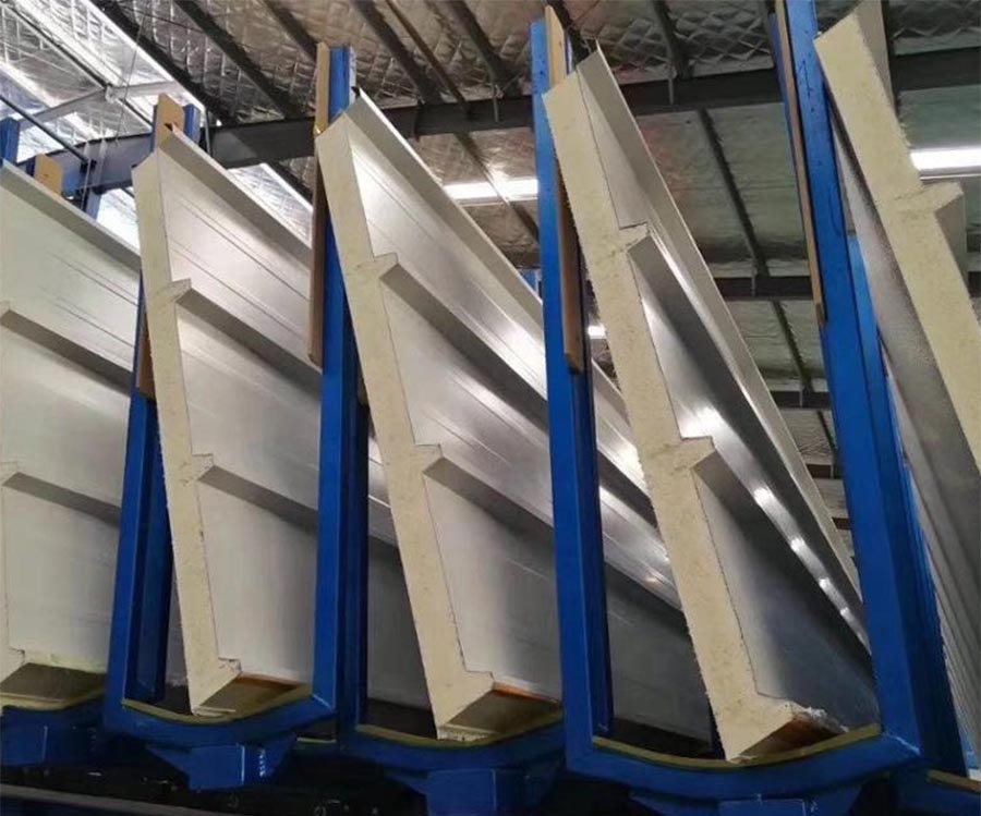 PIR roof sandwich panels