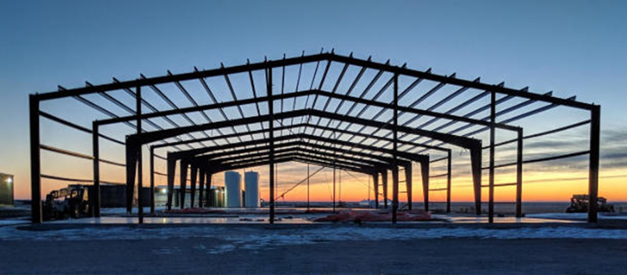 Prefab warehouse building