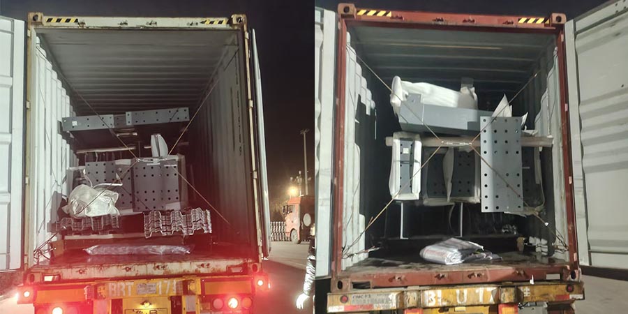 Container loading diagram