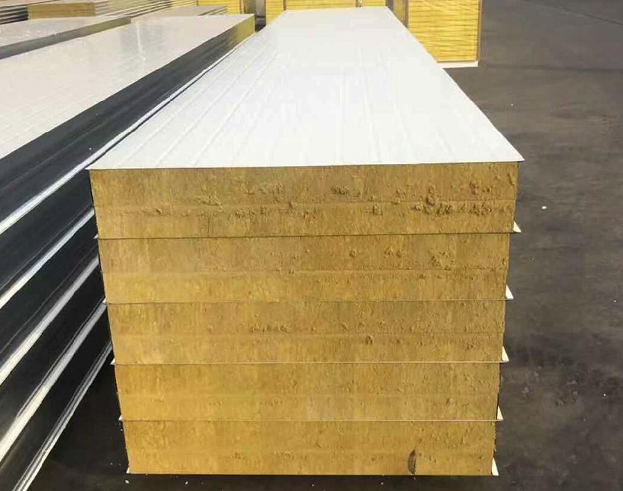 Wall rockwool sandwich panels