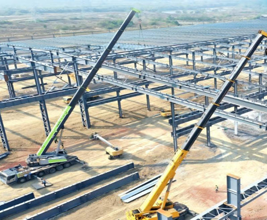 steel structure installation