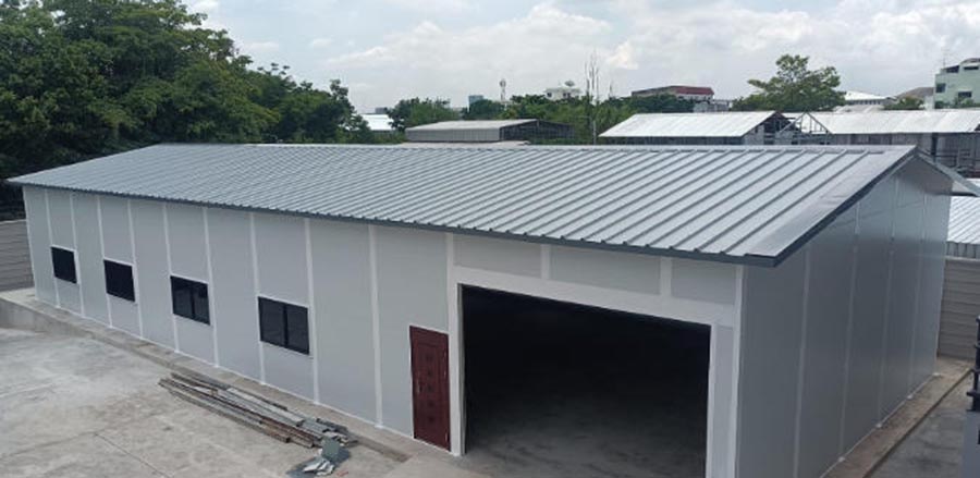 EPS sandwich panels building