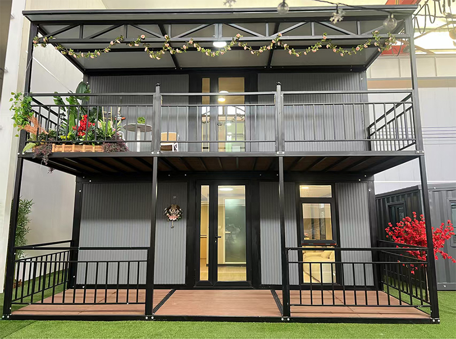 Two story container house
