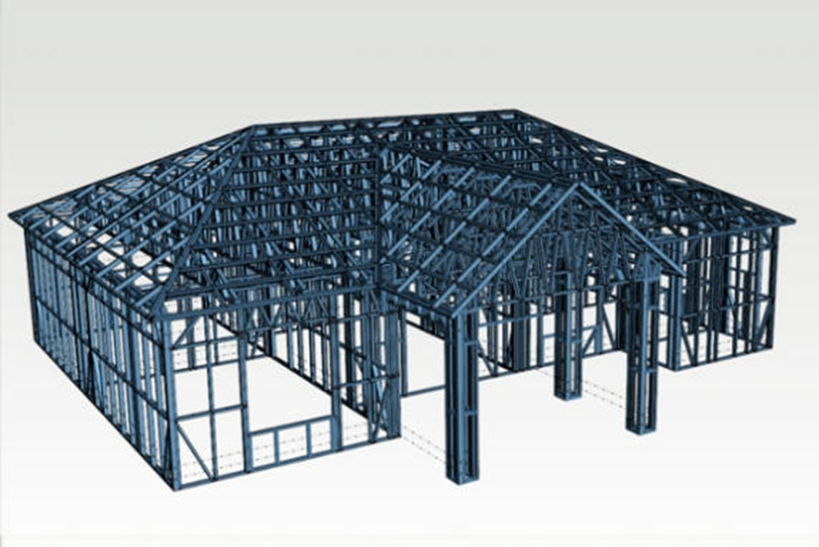 Light steel building