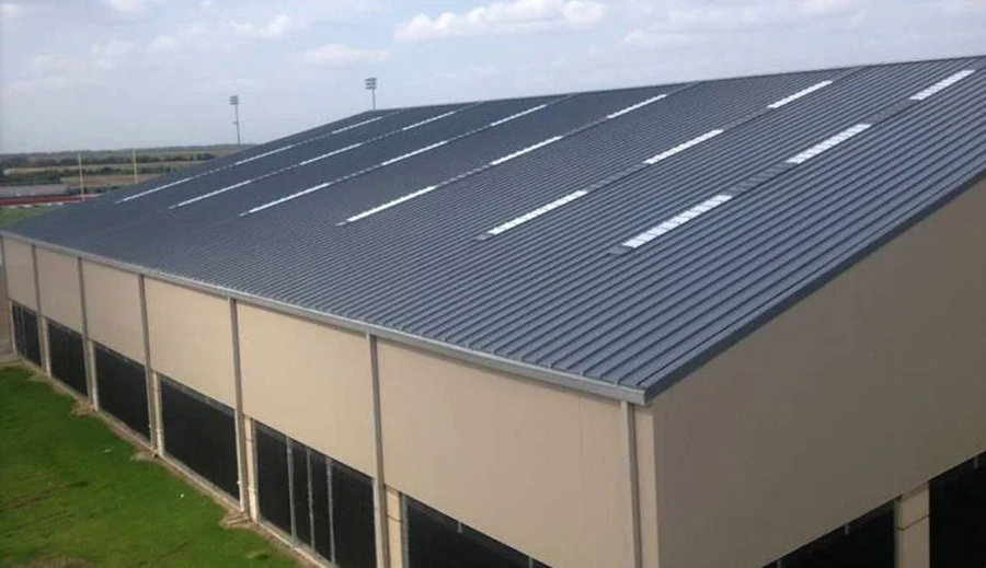 Sandwich panels roof