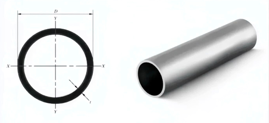 Round pipe
