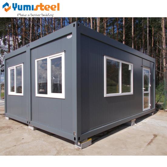 prefab two rooms container house