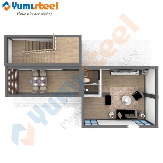 Designed prefabricated container house