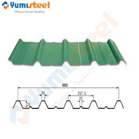 trapezoid profiled corrugated wall panel sheets