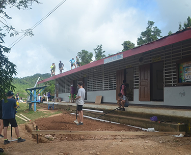 フィリピンの学校ビル